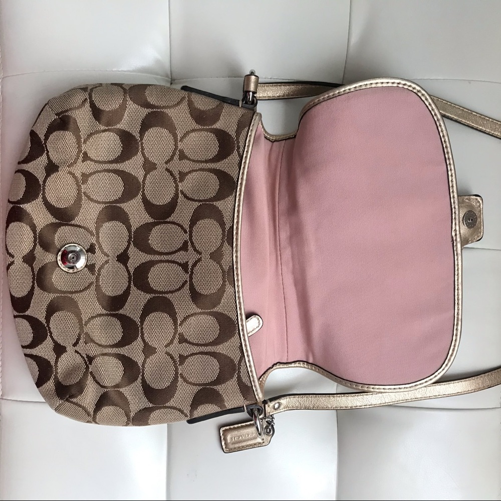 Coach Crossbody With Signature Pattern - image 5